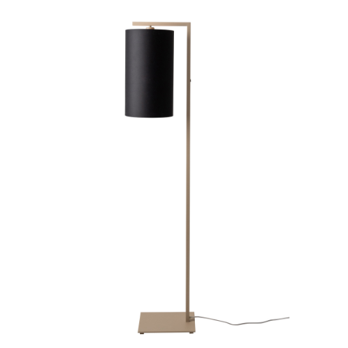 it's about RoMi Vloerlamp Boston zand/kap 2545 zwart